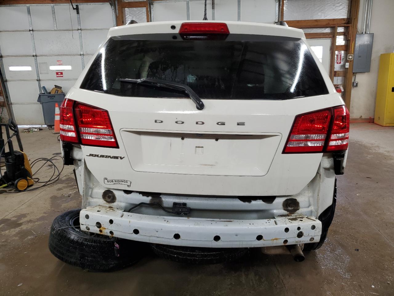 2020 Dodge Journey VIN 3C4PDCAB2LT273646 Copart auction photo, rollover damage thumbnail 6