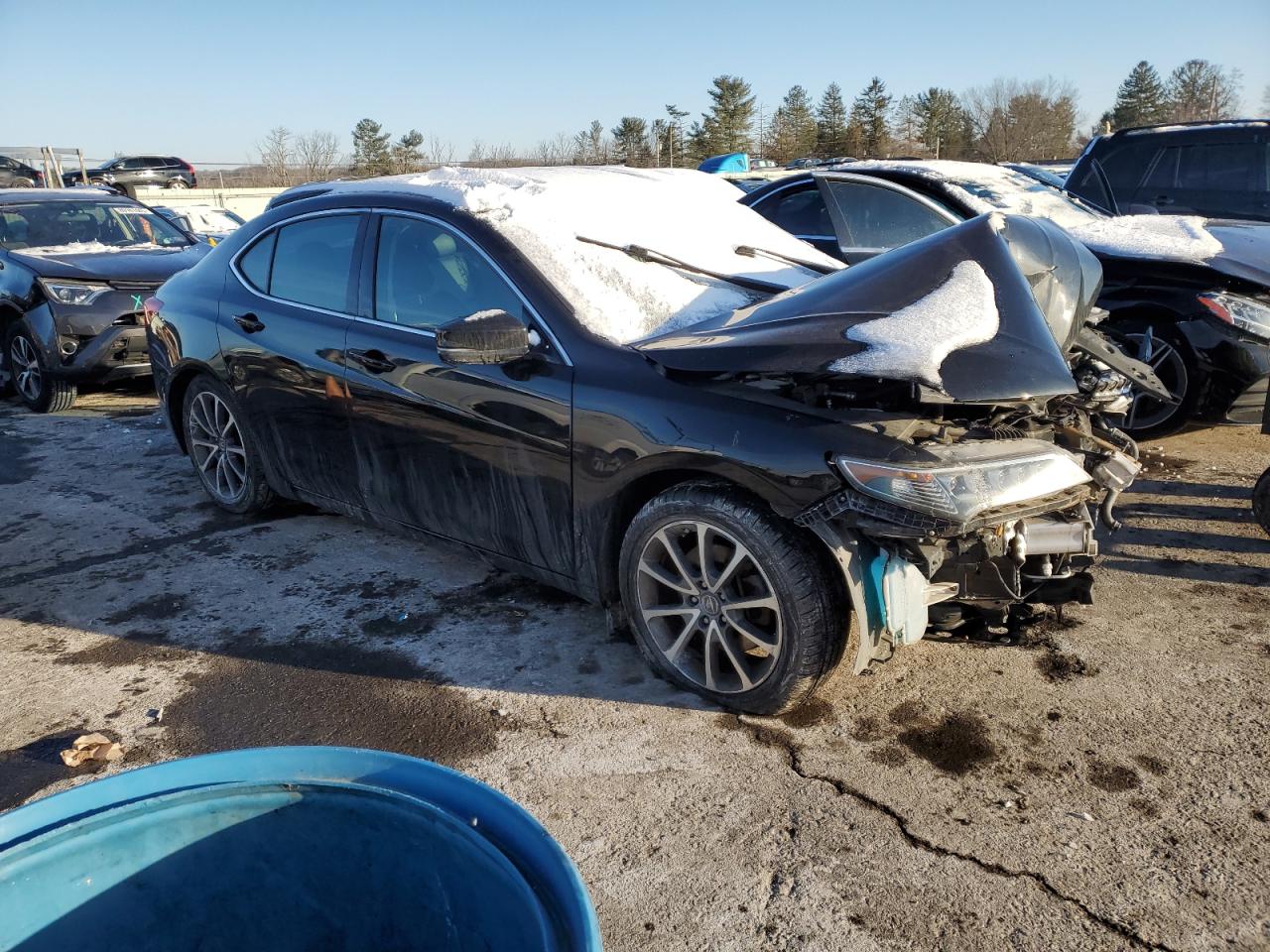 2015 Acura TLX VIN 19UUB2F54FA008844 Copart auction photo, front end damage thumbnail 4