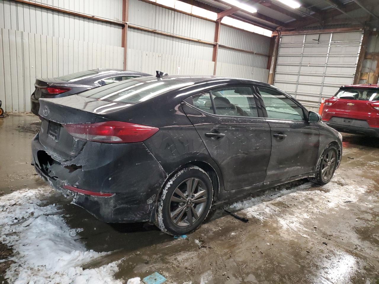 2018 Hyundai Elantra VIN 5NPD84LF6JH219809 Copart auction photo, rear end damage thumbnail 3