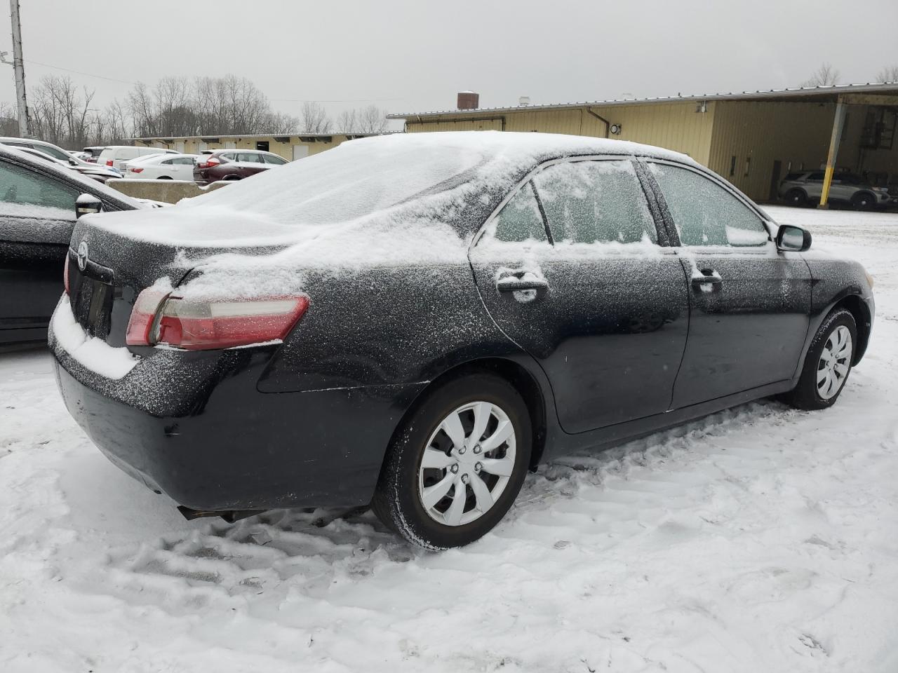 2007 Toyota Camry VIN 4T1BE46K87U651594 Copart auction photo, rear end / side damage thumbnail 3