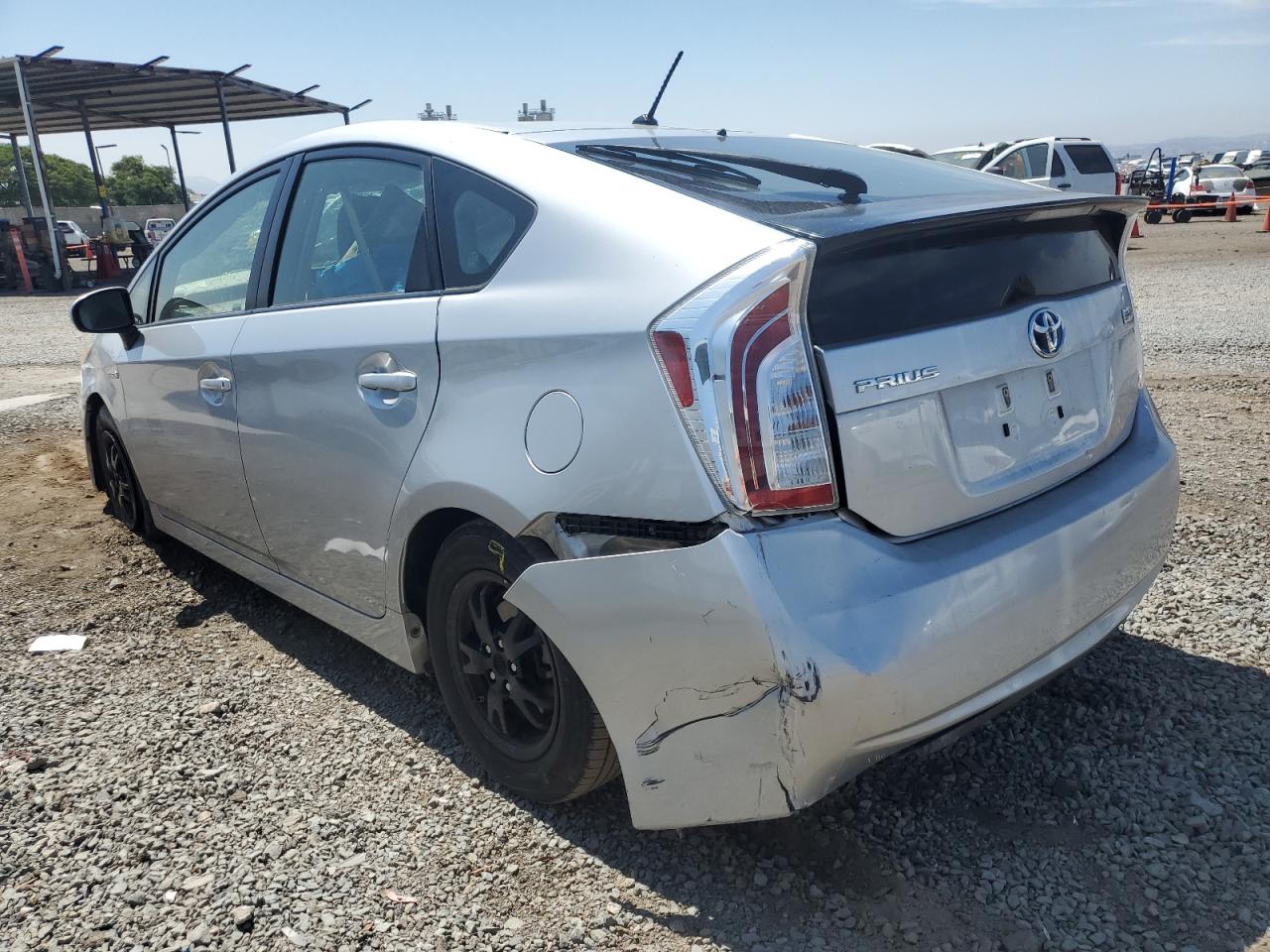2012 Toyota Prius VIN JTDKN3DU2C5432931 Copart auction photo, all over damage thumbnail 2