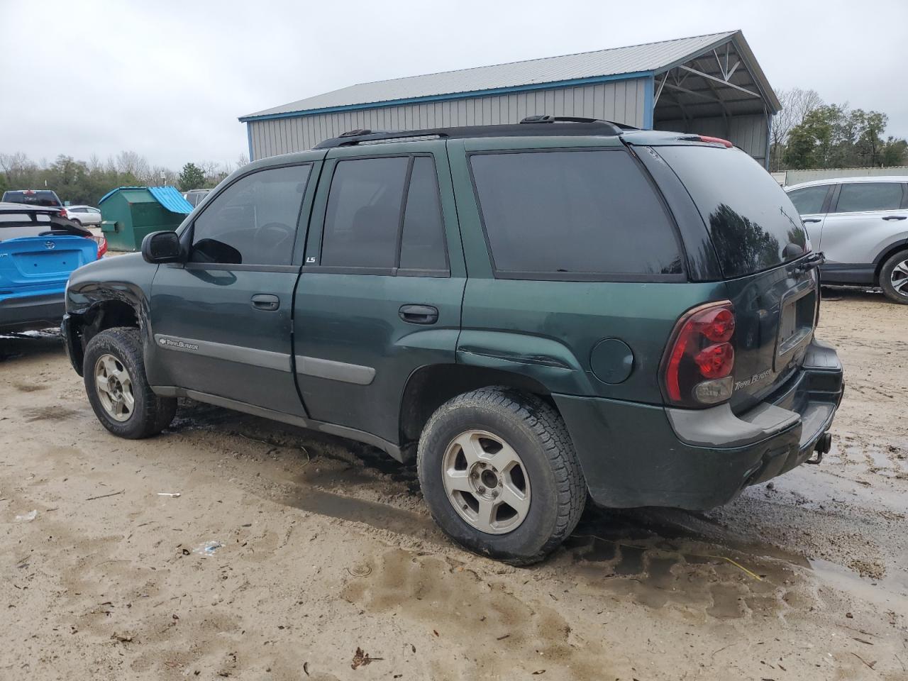 2003 Chevrolet TrailBlazer VIN 1GNDT13S432387535 Copart auction photo, side damage thumbnail 2