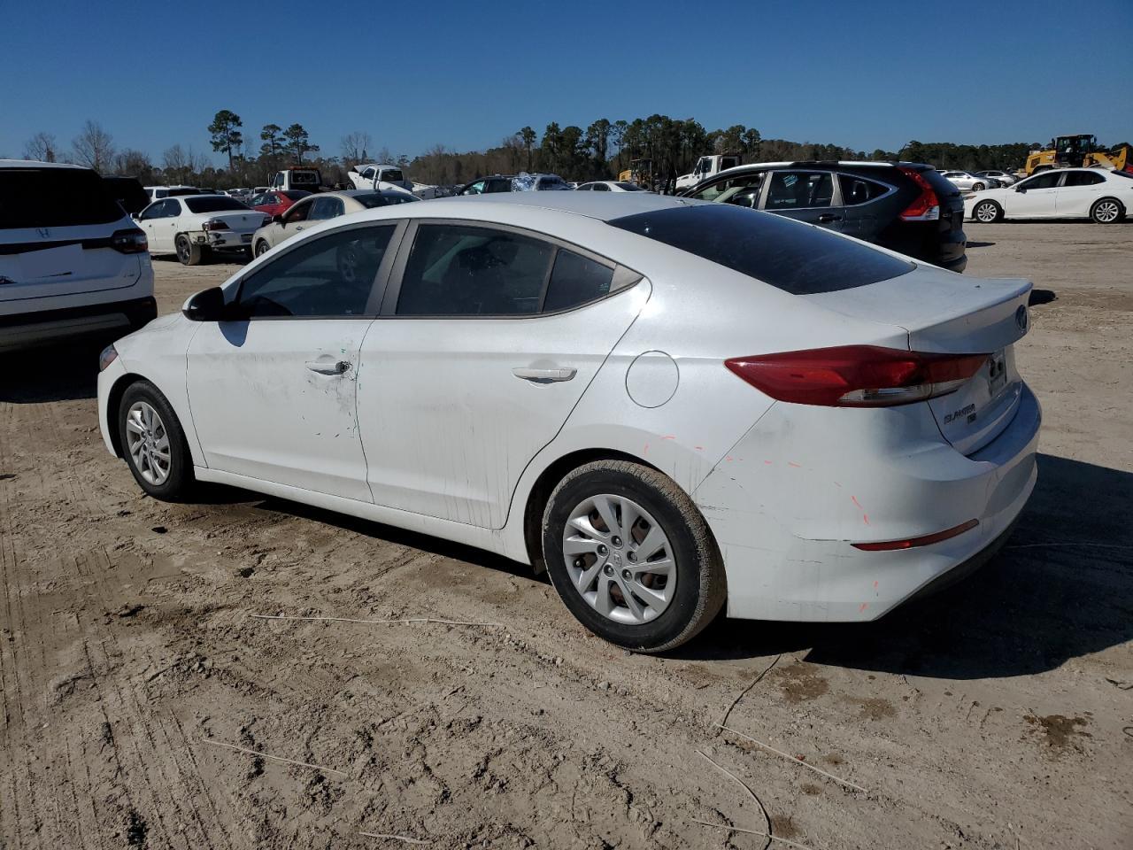 2018 Hyundai Elantra VIN 5NPD74LF2JH387563 Copart auction photo, vandalism damage thumbnail 2