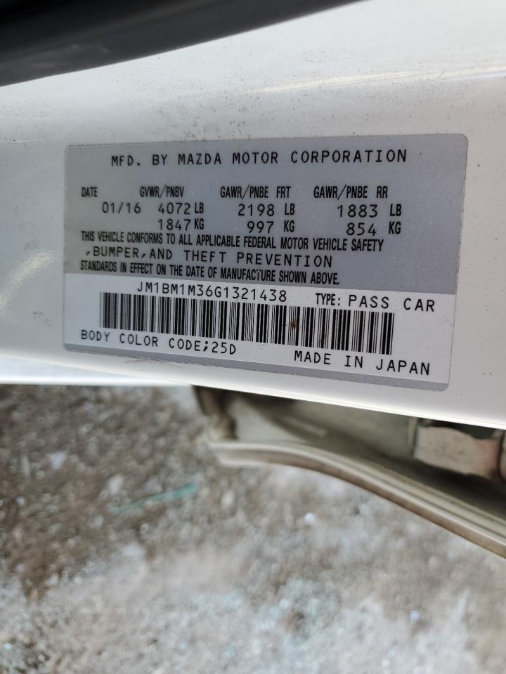 2016 Mazda 3 VIN JM1BM1M36G1321438 Copart auction photo, front end damage thumbnail 14