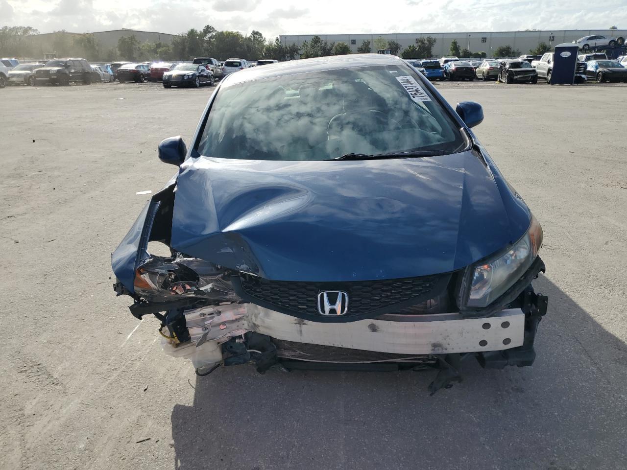 2012 Honda Civic VIN 2HGFG3B50CH551868 Copart auction photo, front end / minor dent/scratches damage thumbnail 5