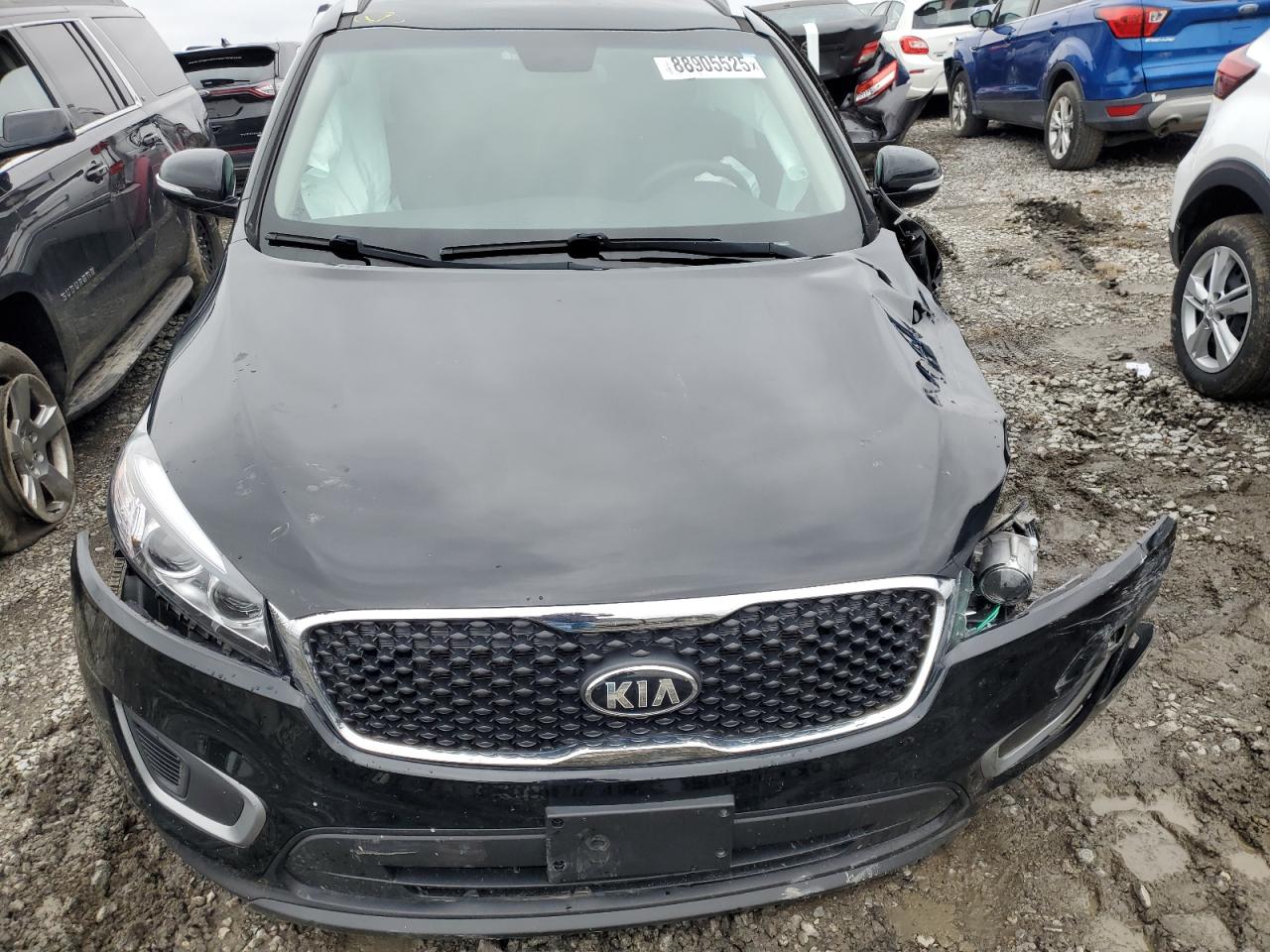 2017 KIA Sorento VIN 5XYPGDA58HG208712 Copart auction photo, front end damage thumbnail 5