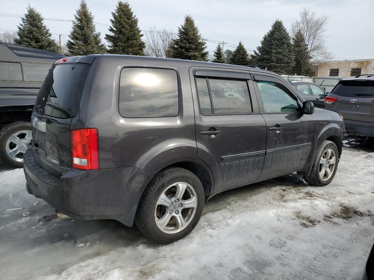 2012 Honda Pilot VIN 5FNYF4H59CB032492 Copart auction photo, front end damage thumbnail 3
