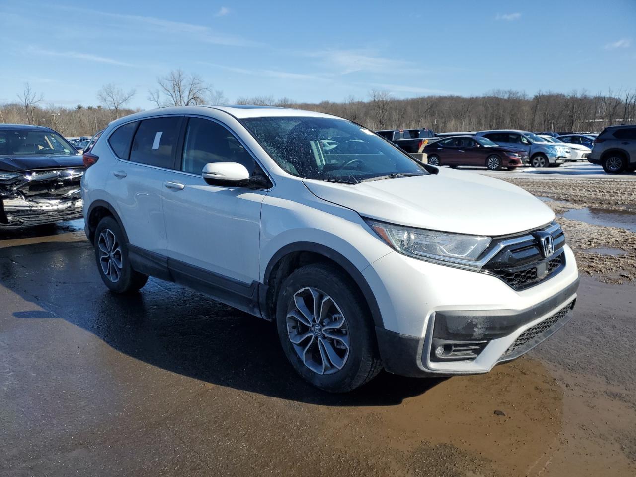2022 Honda CR-V VIN 7FARW2H89NE051117 Copart auction photo, rear end / missing/altered vin damage thumbnail 4