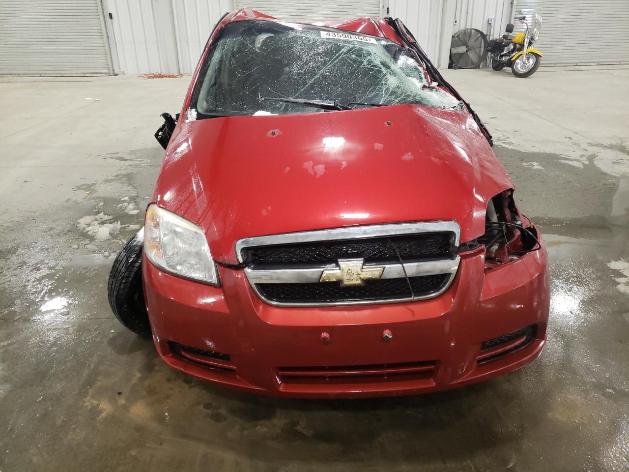 2011 Chevrolet Aveo VIN KL1TD5DE9BB233345 Copart auction photo, all over damage thumbnail 5