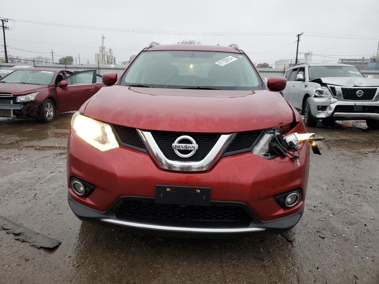 2016 Nissan Rogue VIN 5N1AT2MV3GC805301 Copart auction photo, front end damage thumbnail 5