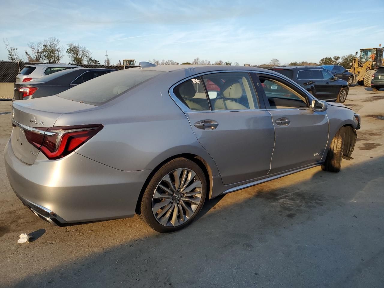 2018 Acura RLX VIN JH4KC1F52JC000704 Copart auction photo, front end damage thumbnail 3