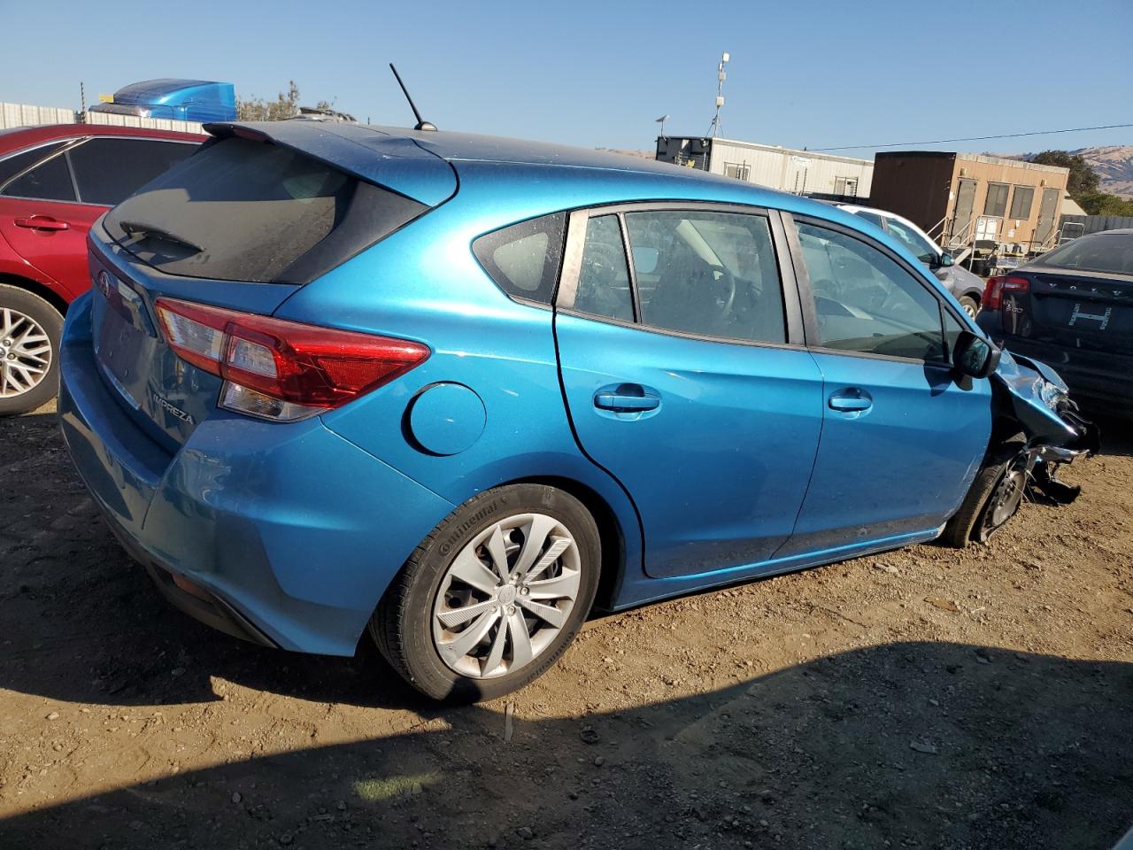 2019 Subaru Impreza VIN 4S3GTAA67K3741942 Copart auction photo, front end / side damage thumbnail 3