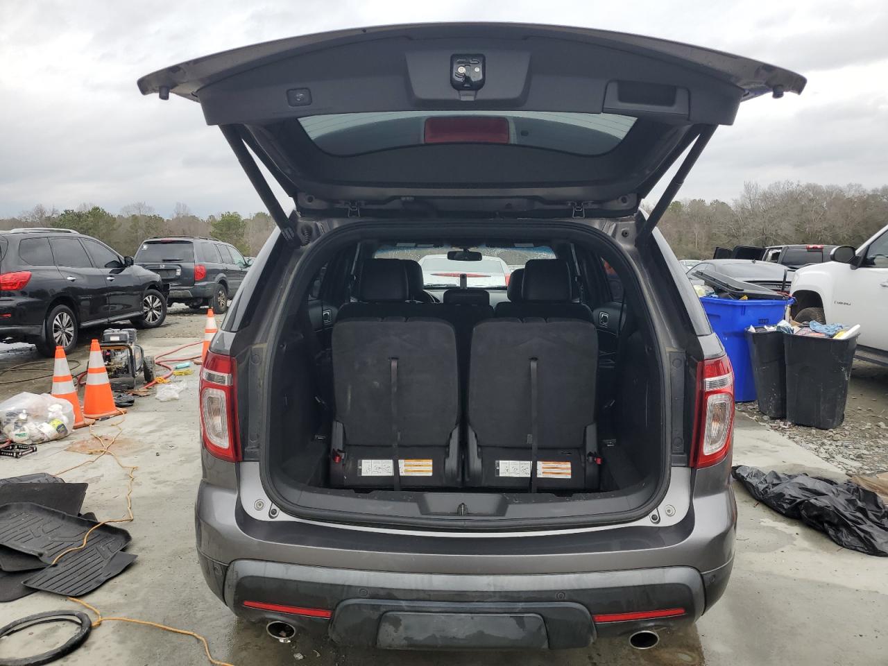 2013 Ford Explorer VIN 1FM5K7D89DGB75350 Copart auction photo, front end / side damage thumbnail 6