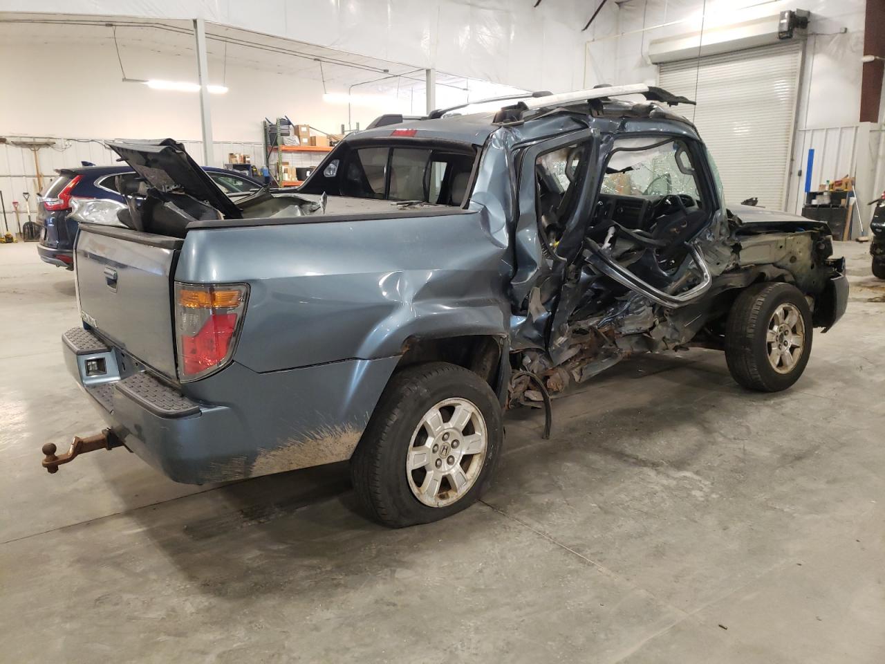 2008 Honda Ridgeline VIN 2HJYK16508H511894 Copart auction photo, side / frame damage damage thumbnail 3
