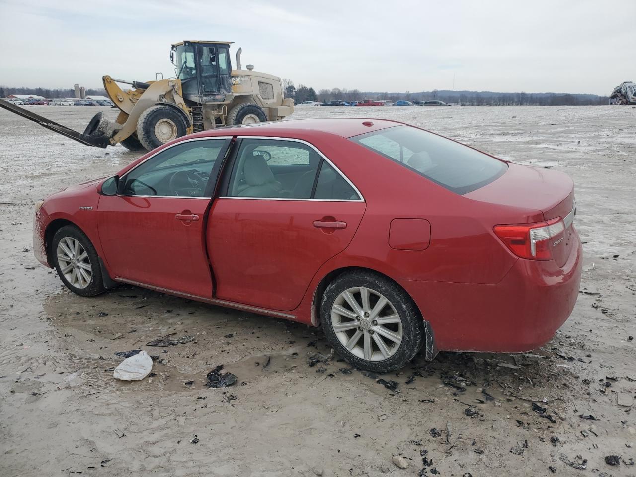 2012 Toyota Camry VIN 4T1BD1FK4CU021048 Copart auction photo, rear end / side damage thumbnail 2