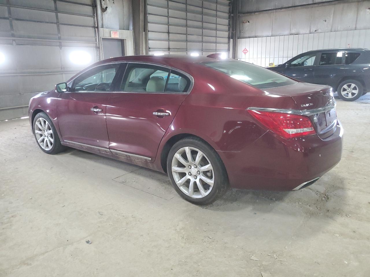 2015 Buick LaCrosse VIN 1G4GD5G34FF250830 Copart auction photo, side / front end damage thumbnail 2
