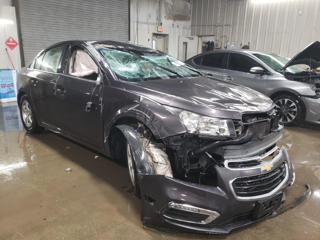2015 Chevrolet Cruze VIN 1G1PC5SB6F7219538 Copart auction photo, rollover damage thumbnail 4