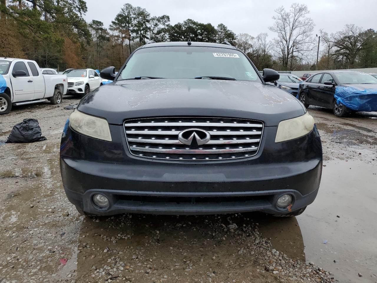 2005 Infiniti FX VIN JNRAS08U55X109834 Copart auction photo, rear end damage thumbnail 5