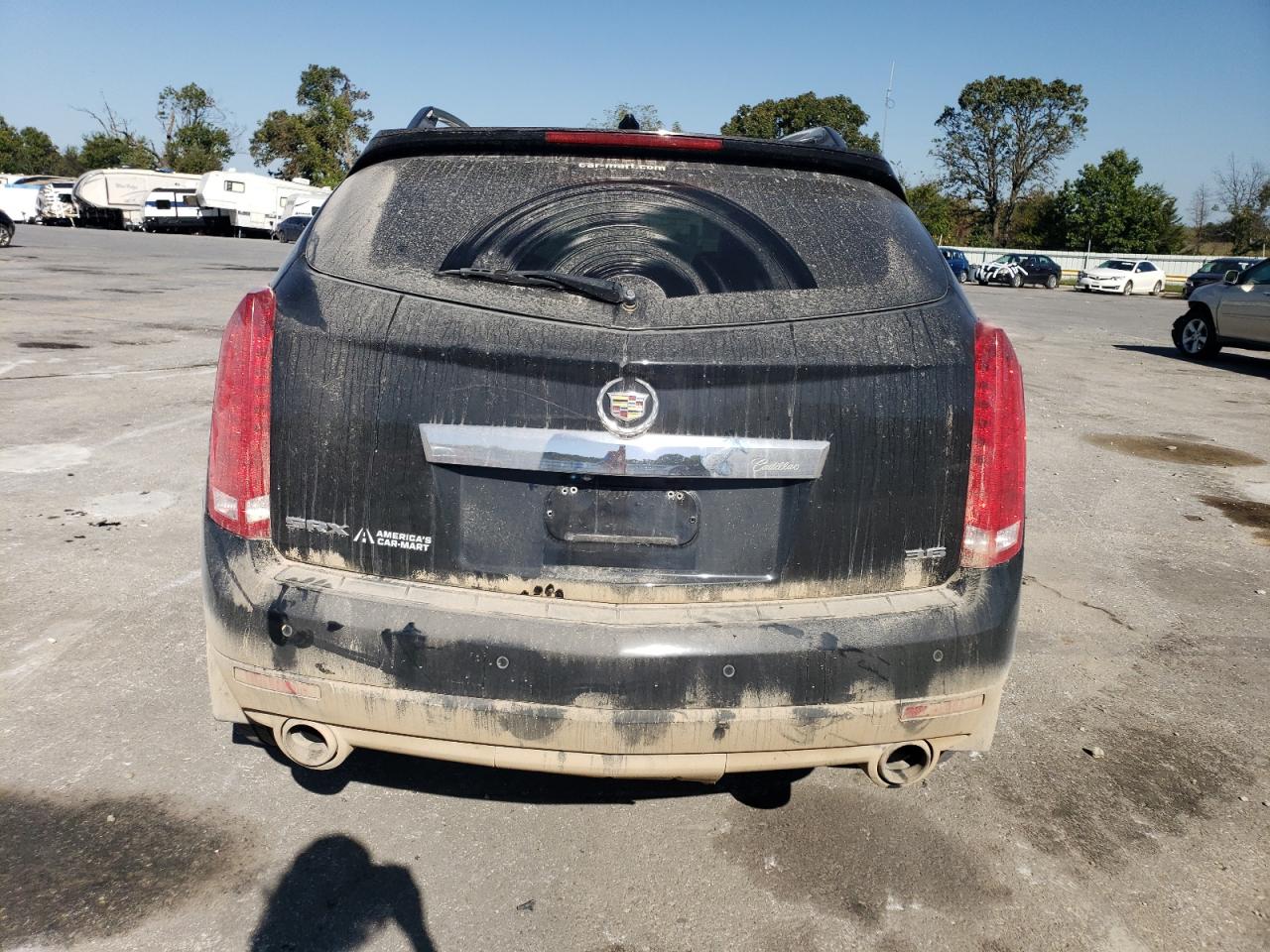 2014 Cadillac SRX VIN 3GYFNBE31ES631408 Copart auction photo, front end / burn - engine damage thumbnail 6