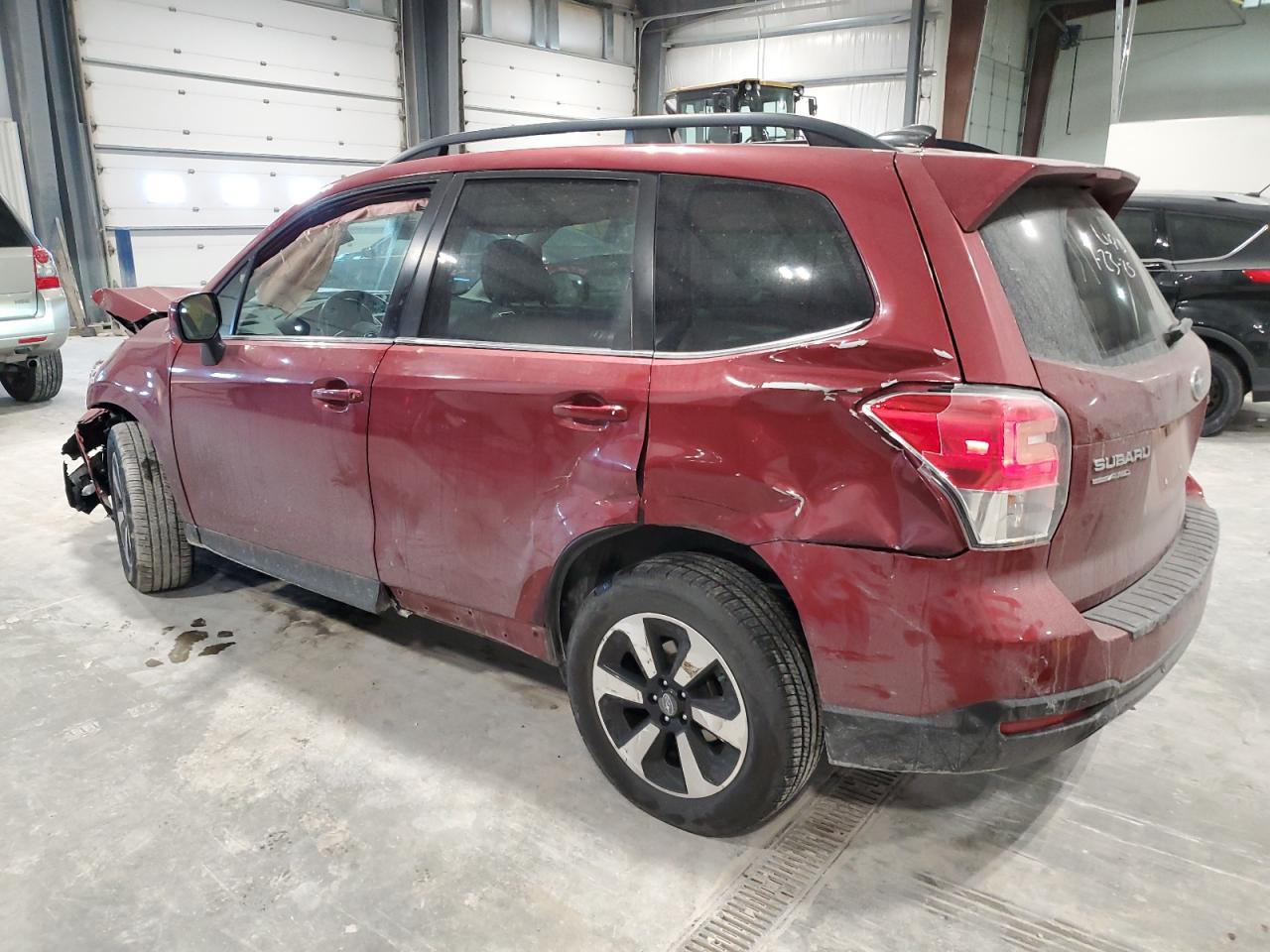 2018 Subaru Forester VIN JF2SJARC8JH493200 Copart auction photo, all over damage thumbnail 2