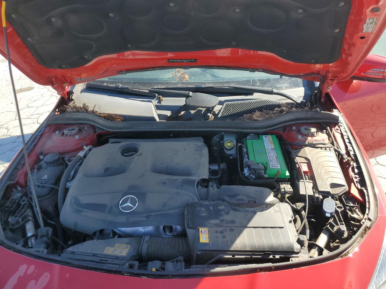 2017 Mercedes-Benz CLA-klasse VIN WDDSJ4EB8HN398196 Copart auction photo, front end damage thumbnail 11