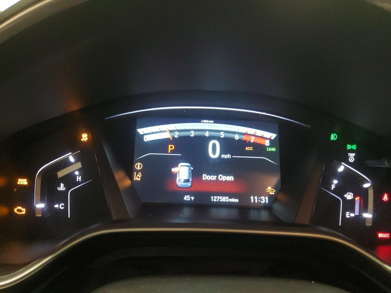 2018 Honda CR-V VIN 2HKRW2H50JH621177 Copart auction photo, front end damage thumbnail 9
