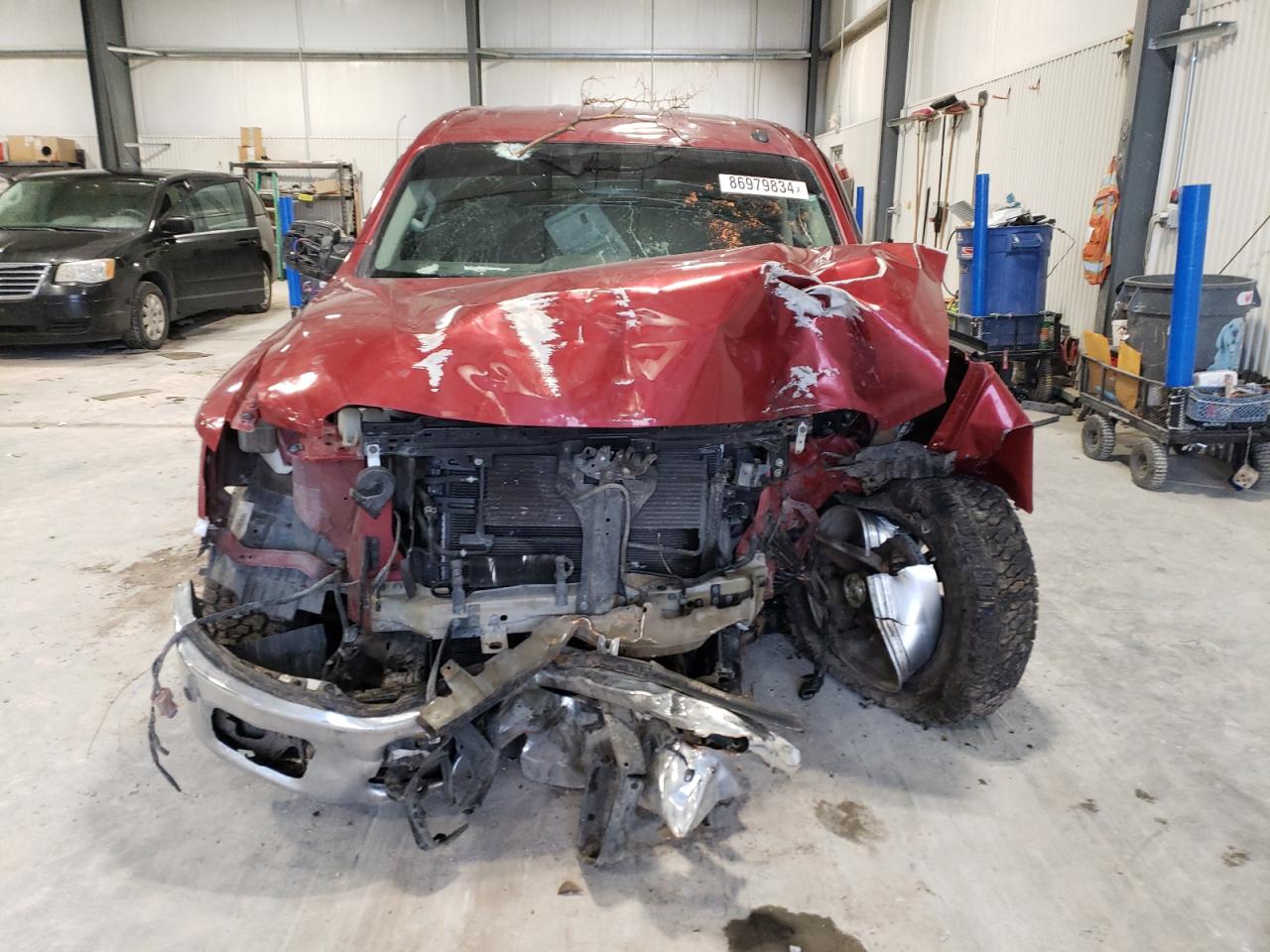 2019 Nissan Titan VIN 1N6AA1E56KN509380 Copart auction photo, all over damage thumbnail 5