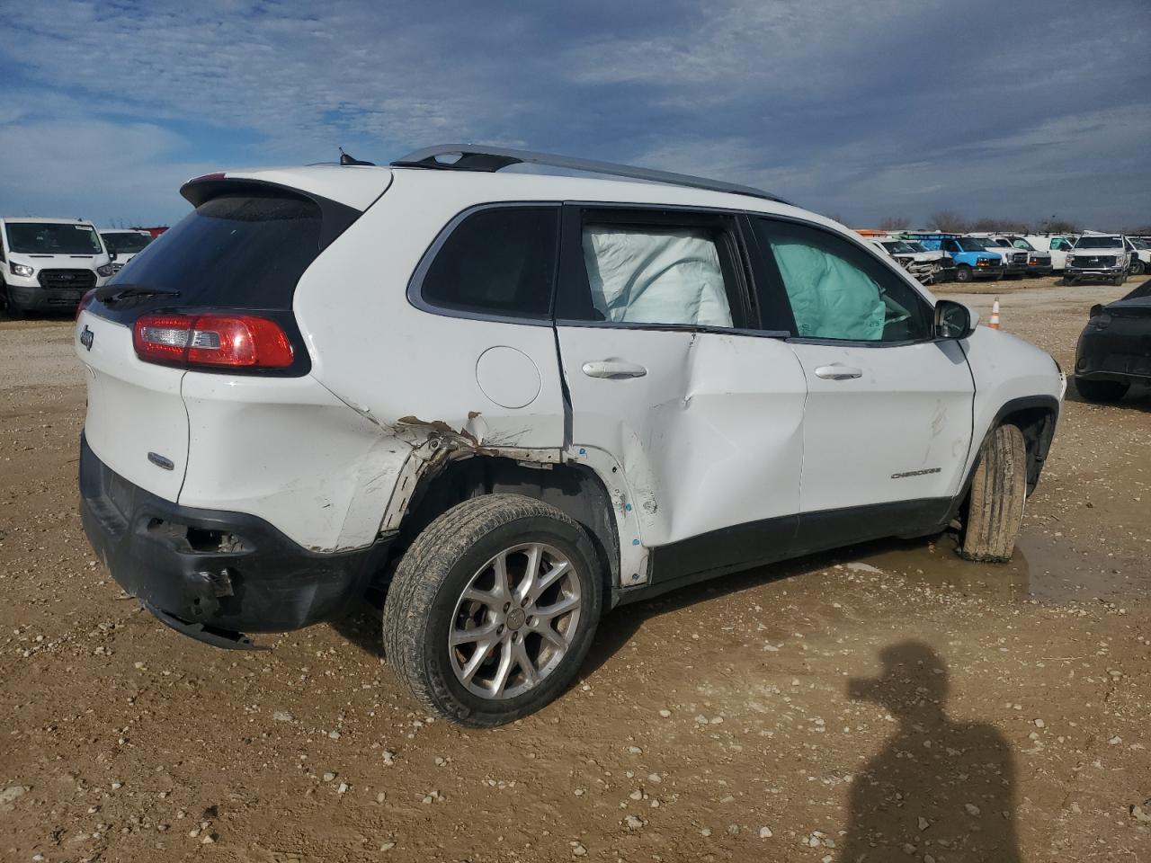 2015 Jeep Grand Cherokee VIN 1C4PJLCB9FW770830 Copart auction photo, rollover damage thumbnail 3