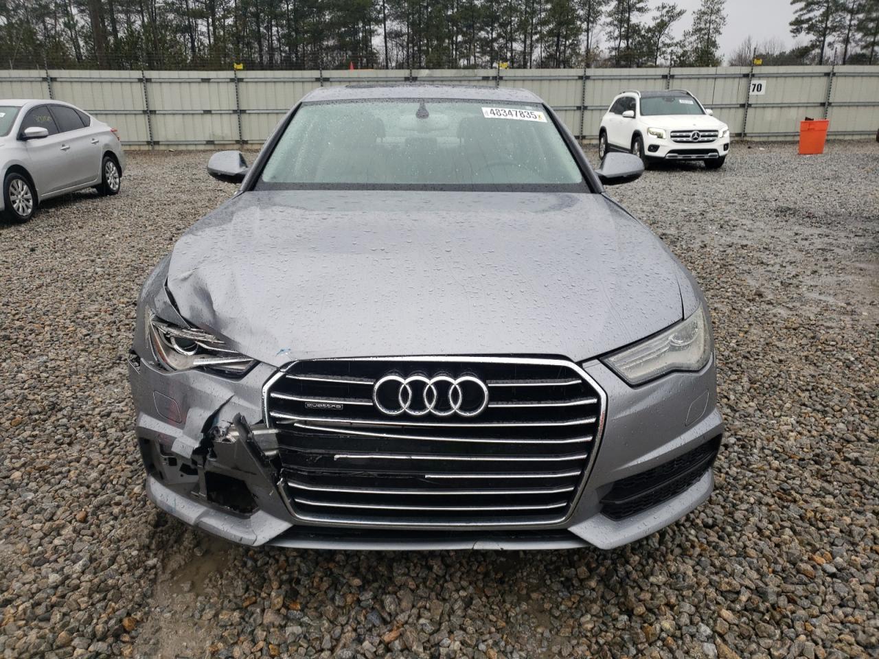 2017 Audi A6 VIN WAUG8AFC7HN015153 Copart auction photo, front end / rear end damage thumbnail 5