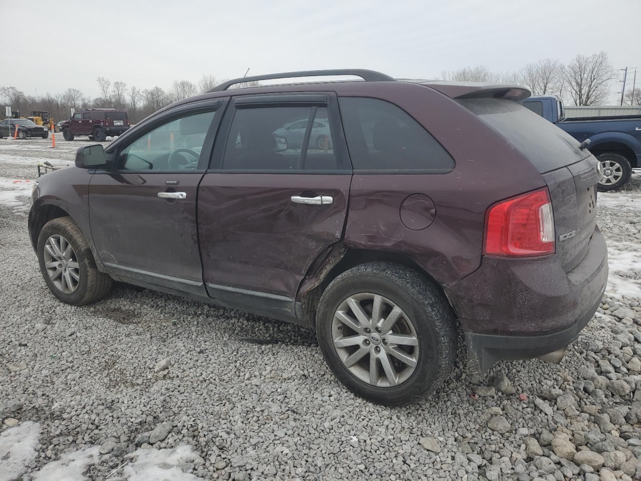 2011 Ford Edge VIN 2FMDK4JCXBBA26050 Copart auction photo, rear end / side damage thumbnail 2