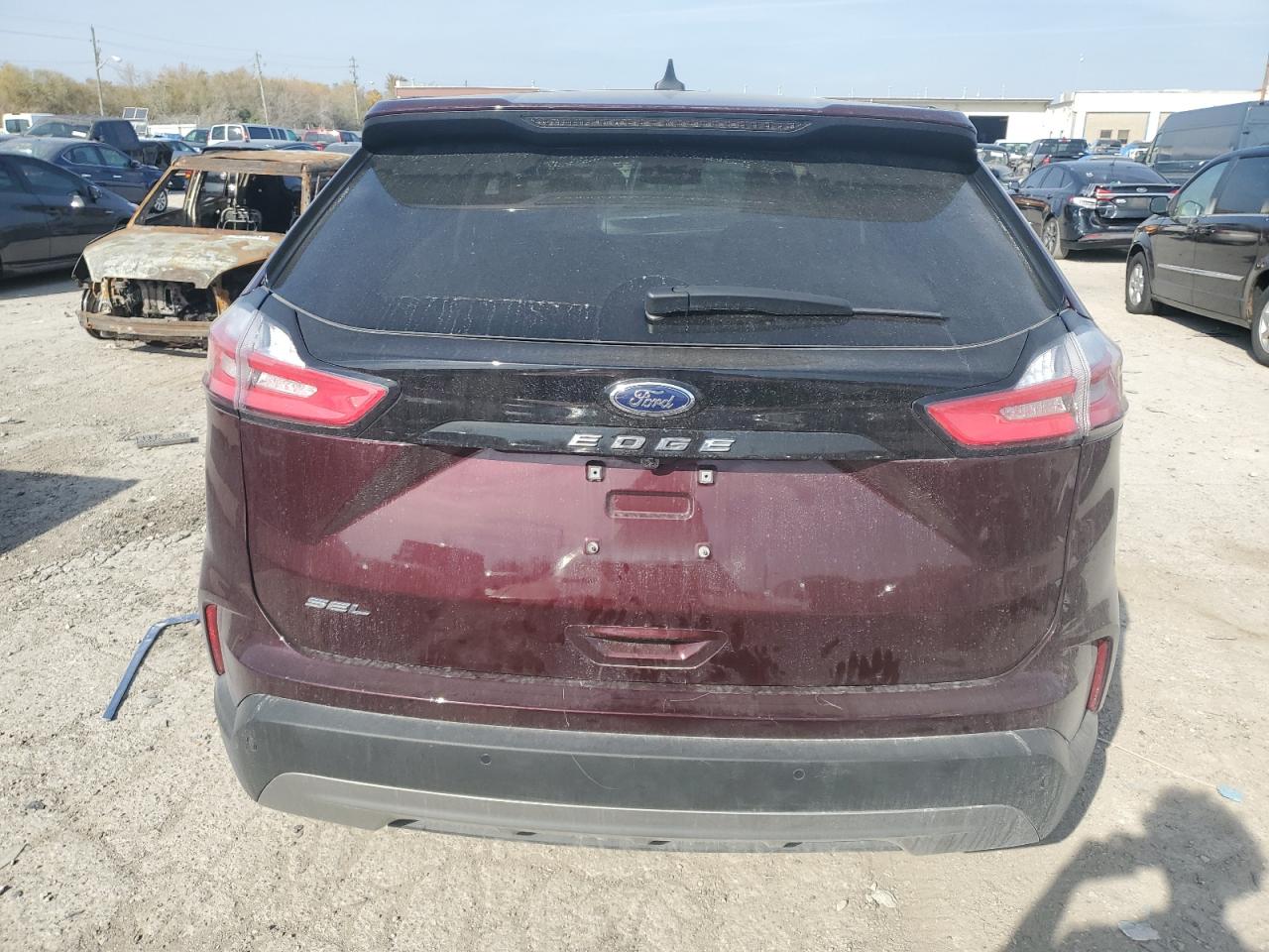 2021 Ford Edge VIN 2FMPK3J93MBA56599 Copart auction photo, front end / minor dent/scratches damage thumbnail 6