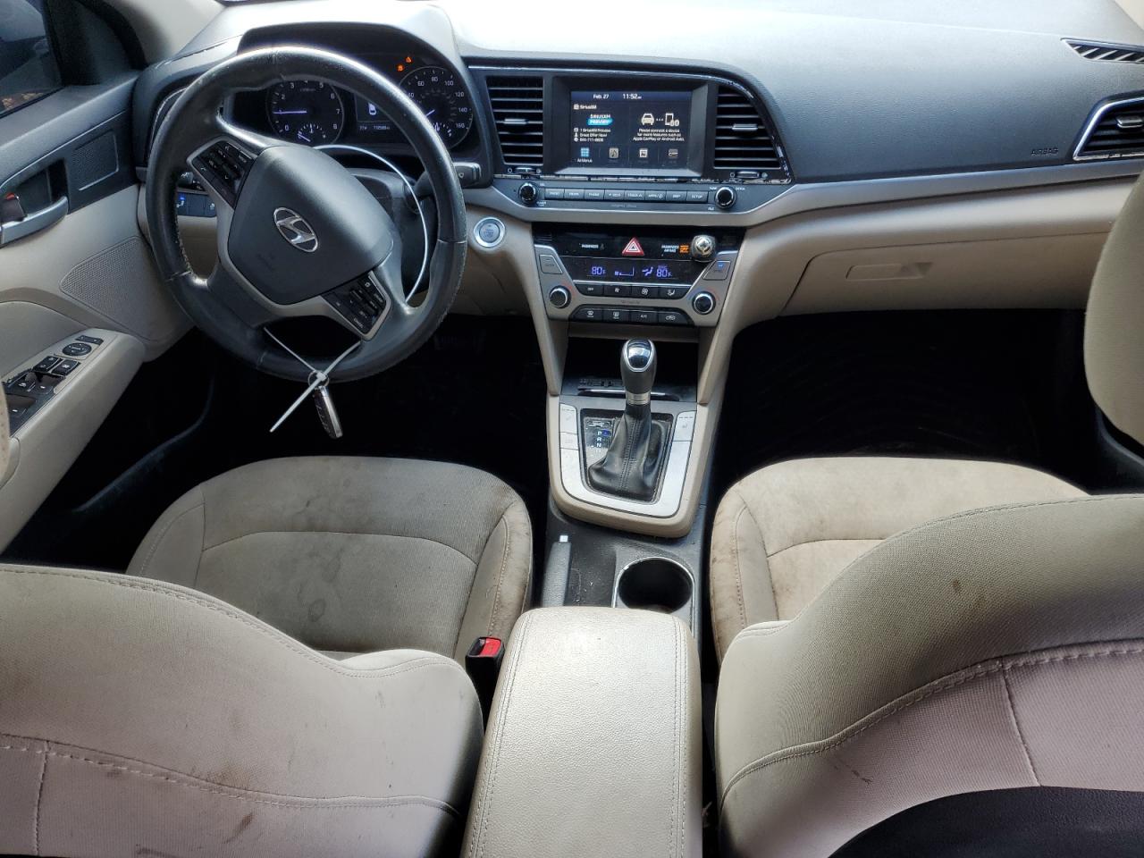 2017 Hyundai Elantra VIN 5NPD84LF8HH119009 Copart auction photo, front end / minor dent/scratches damage thumbnail 8
