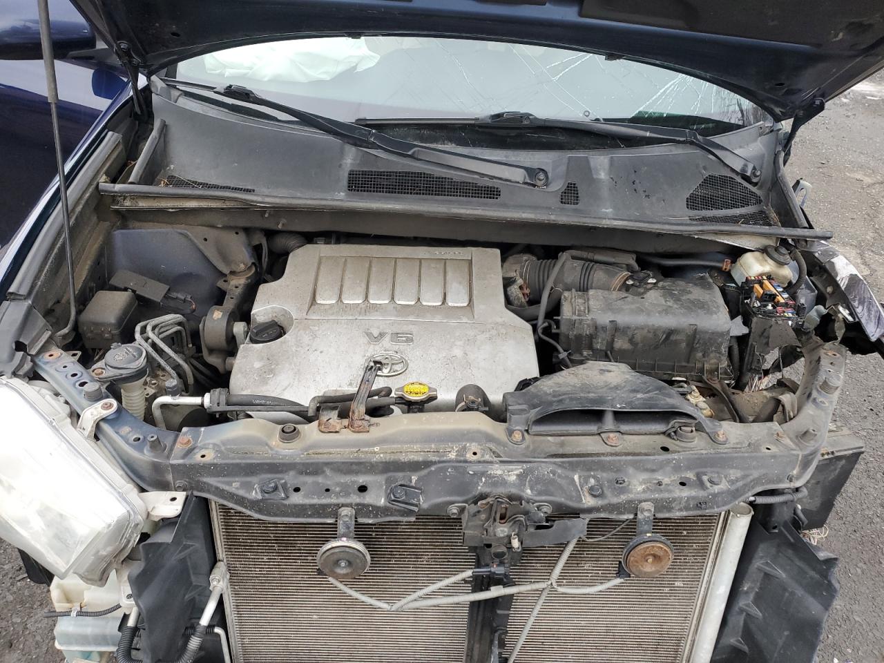 2011 Toyota Highlander VIN 5TDBK3EH1BS087927 Copart auction photo, rollover damage thumbnail 12