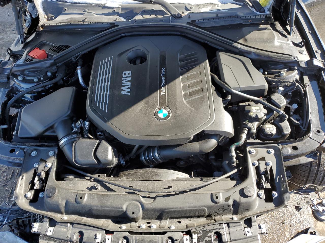 2018 BMW 3er VIN WBA8B3C51JK385187 Copart auction photo, front end / undercarriage damage thumbnail 11