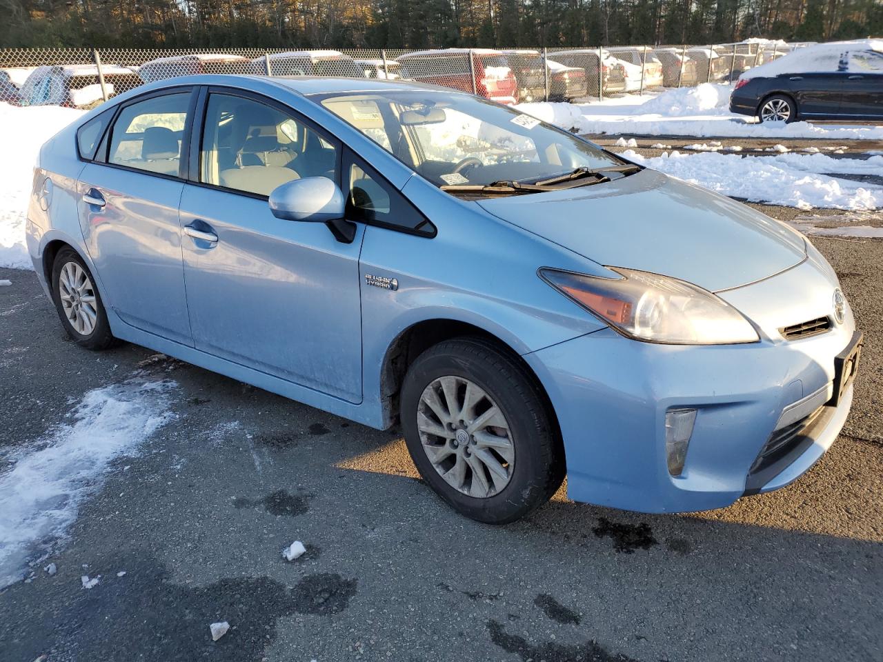2012 Toyota Prius VIN JTDKN3DP8C3021734 Copart auction photo, undercarriage / rear end damage thumbnail 4