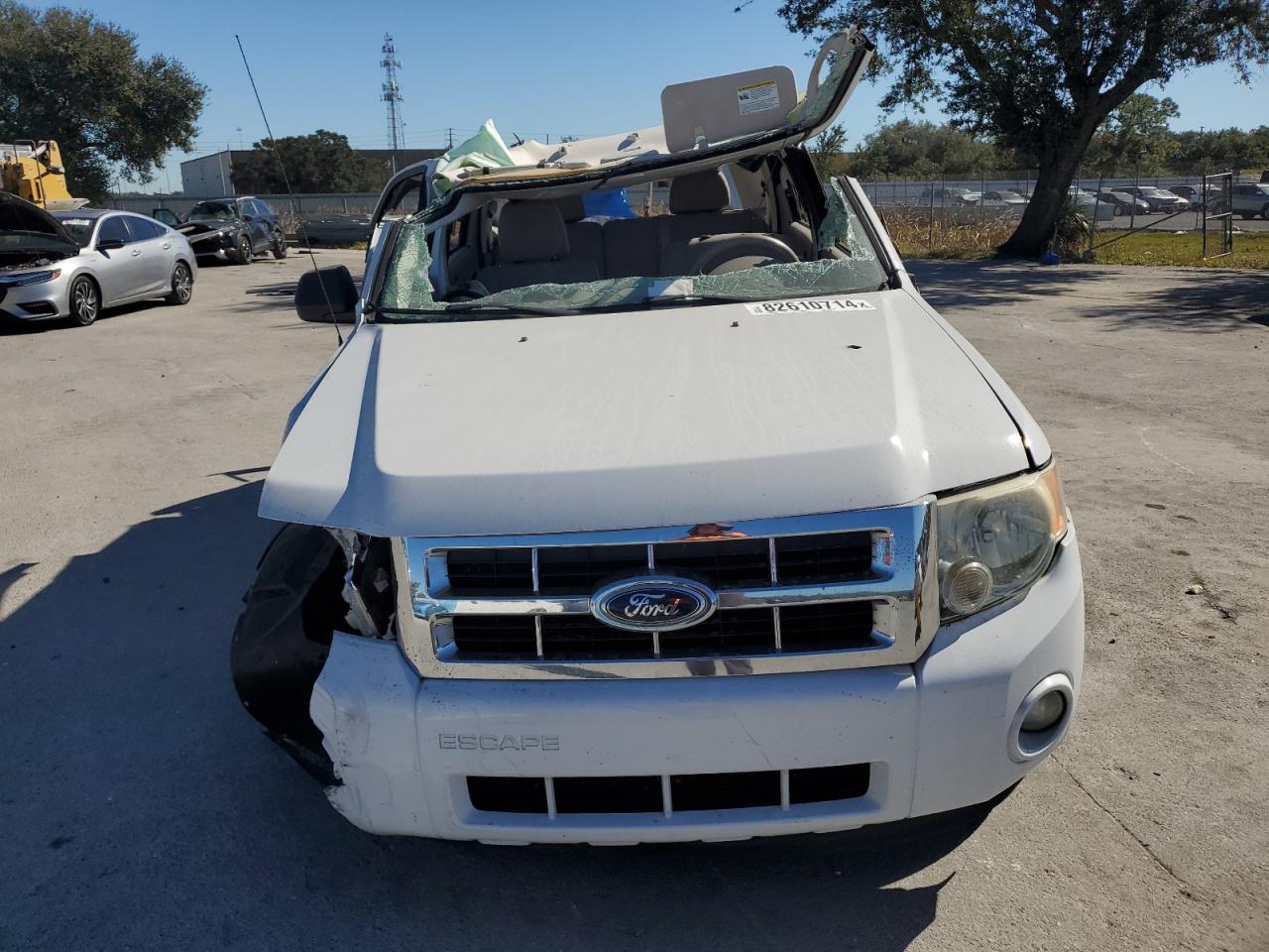 2012 Ford Escape VIN 1FMCU0D78CKB95262 Copart auction photo, all over damage thumbnail 5