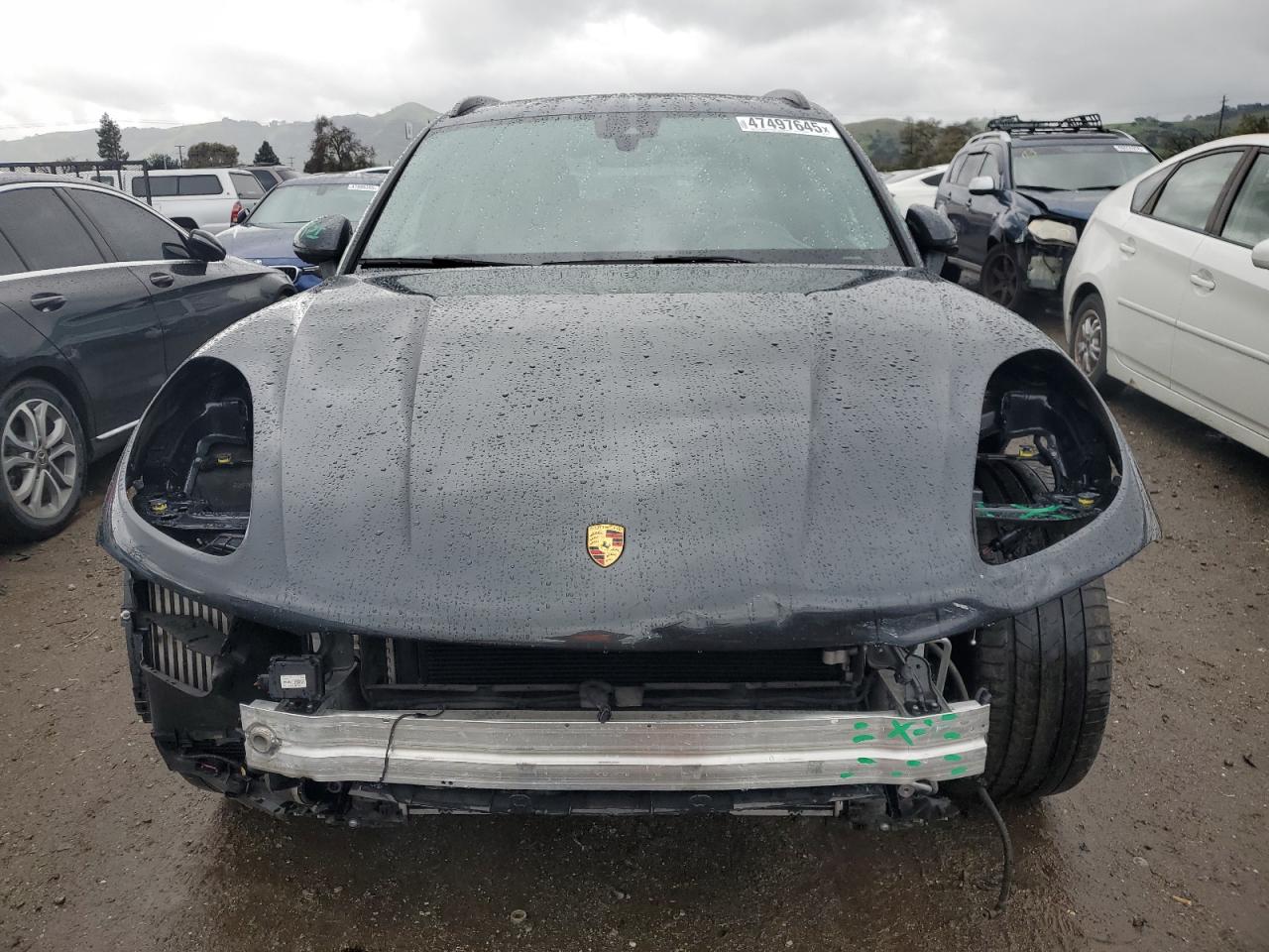 2019 Porsche Macan VIN WP1AB2A59KLB32257 Copart auction photo, front end damage thumbnail 5