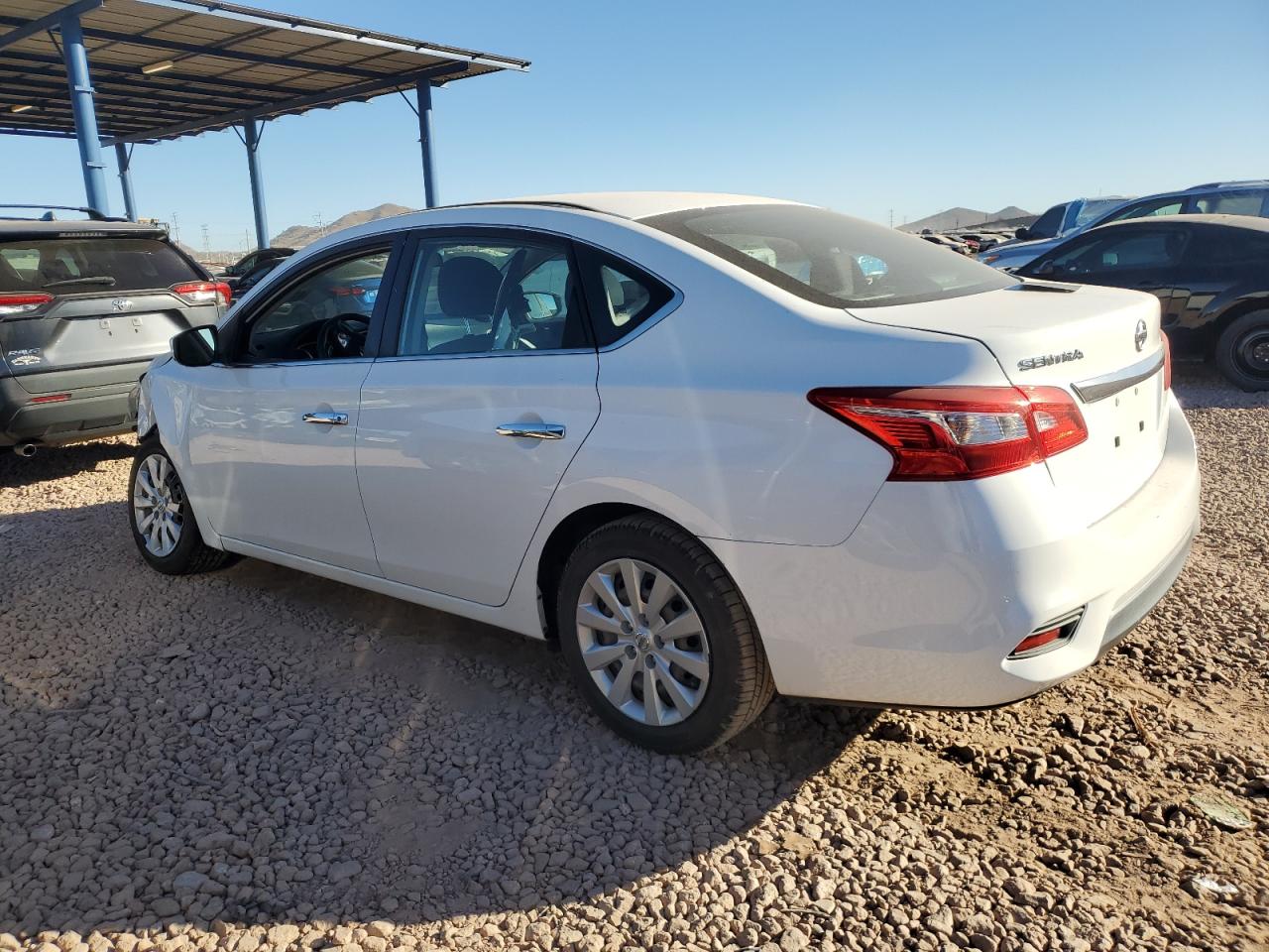 2018 Nissan Sentra VIN 3N1AB7AP6JY327354 Copart auction photo, front end / side damage thumbnail 2