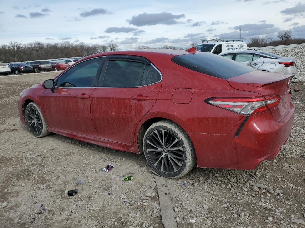 2019 Toyota Camry VIN 4T1B11HK0KU288417 Copart auction photo, vandalism / front end damage thumbnail 2