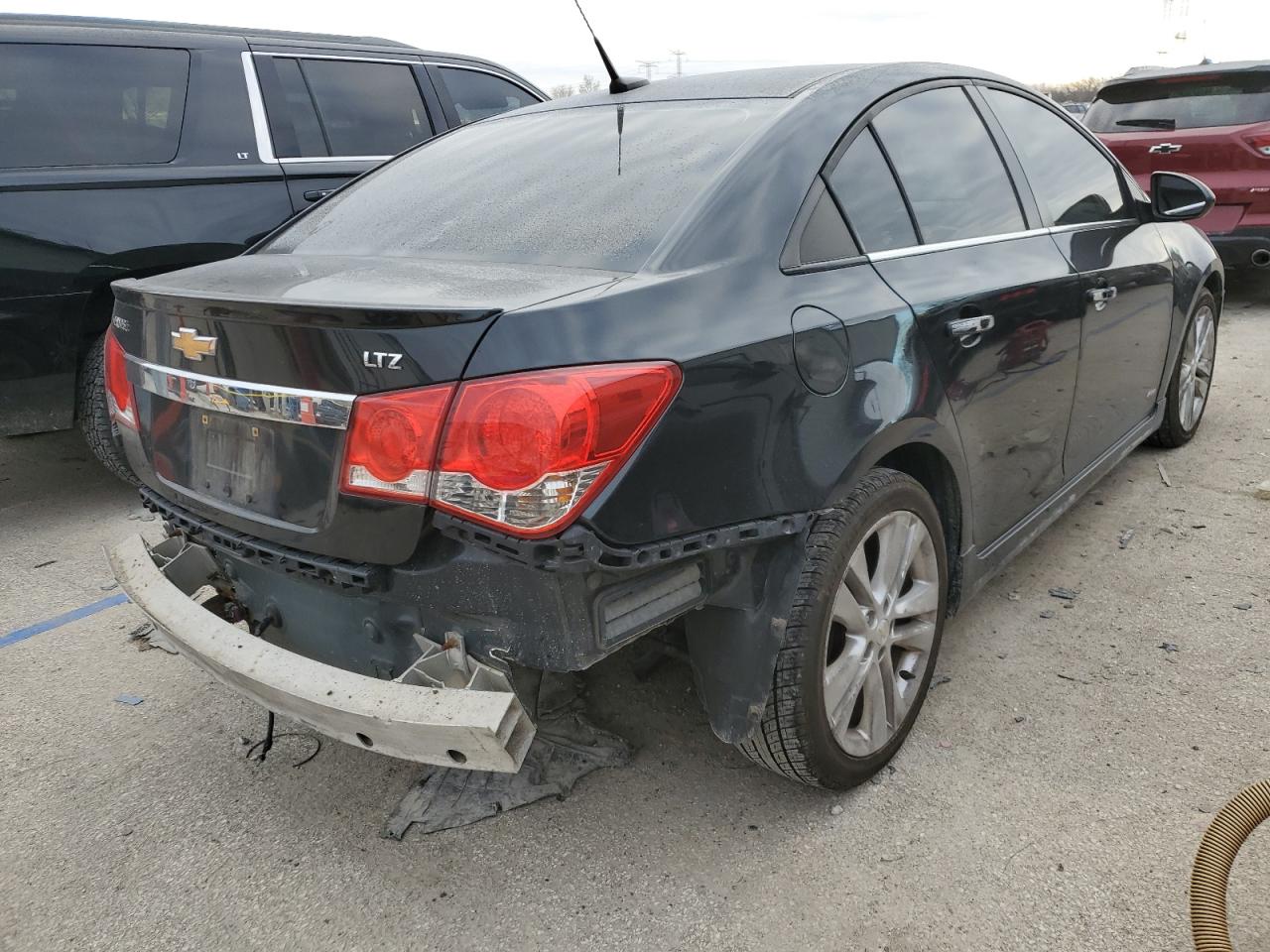 2012 Chevrolet Cruze VIN 1G1PH5SC0C7333380 Copart auction photo, rear end / mechanical damage thumbnail 3
