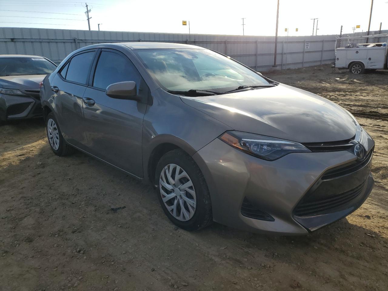2017 Toyota Corolla VIN 5YFBURHE9HP674215 Copart auction photo, rear end damage thumbnail 4