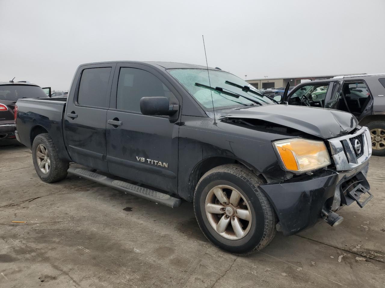 2013 Nissan Titan VIN 1N6BA0ED6DN313867 Copart auction photo, front end damage thumbnail 4