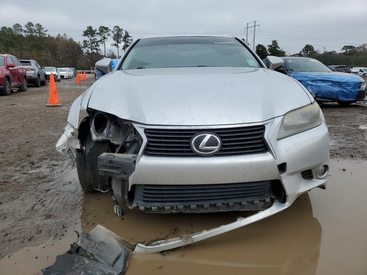2013 Lexus GS VIN JTHBE1BL7D5000737 Copart auction photo, front end damage thumbnail 5
