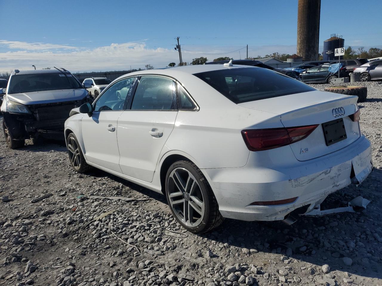 2018 Audi A3 VIN WAUAUGFF1J1086778 Copart auction photo, front end damage thumbnail 2
