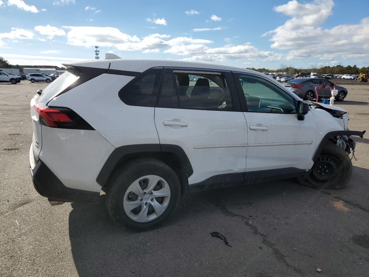 2023 Toyota RAV 4 VIN 2T3F1RFVXPW333553 Copart auction photo, front end / side damage thumbnail 3