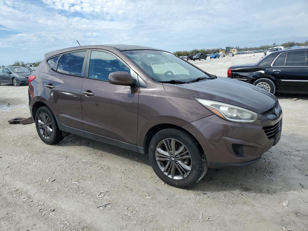 2015 Hyundai Tucson VIN KM8JT3AFXFU952730 Copart auction photo, front end damage thumbnail 4