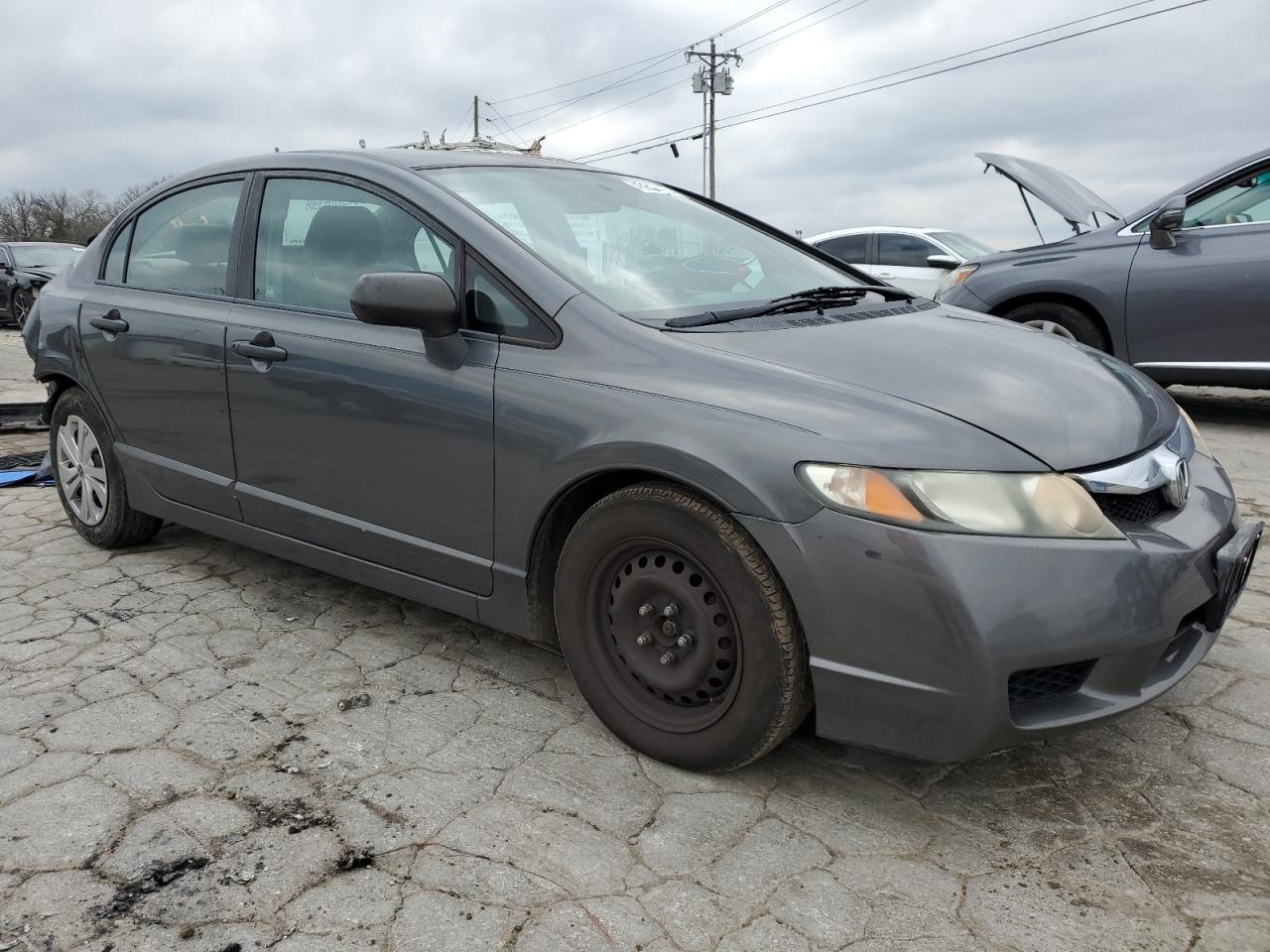 2011 Honda Civic VIN 2HGFA1F31BH520559 Copart auction photo, rear end / side damage thumbnail 4