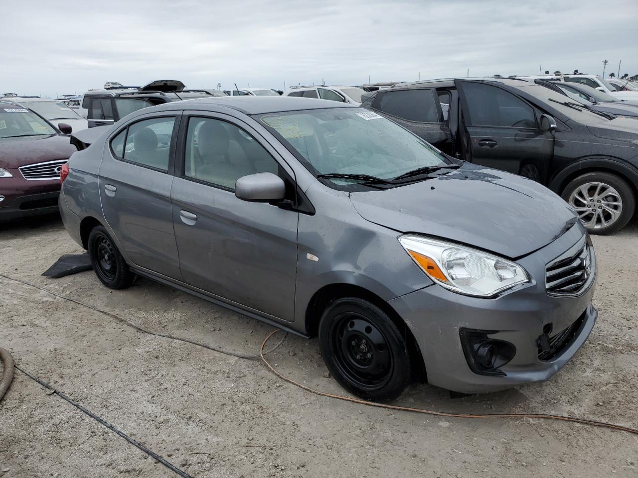 2019 Mitsubishi Mirage VIN ML32F3FJ1KHF14989 Copart auction photo, water/flood damage thumbnail 4