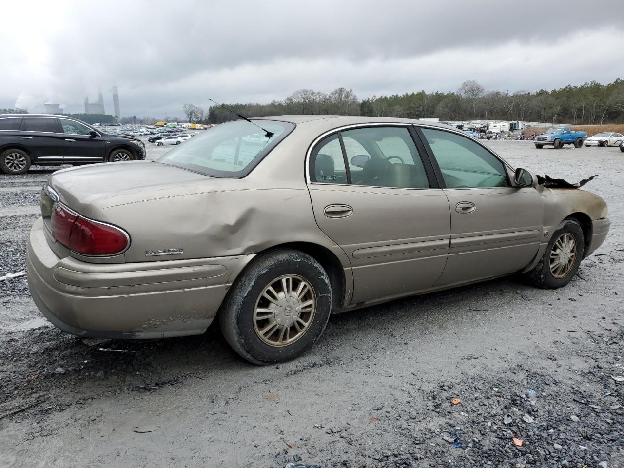 2002 Buick LeSabre VIN 1G4HR54K92U169961 Copart auction photo, burn damage thumbnail 3