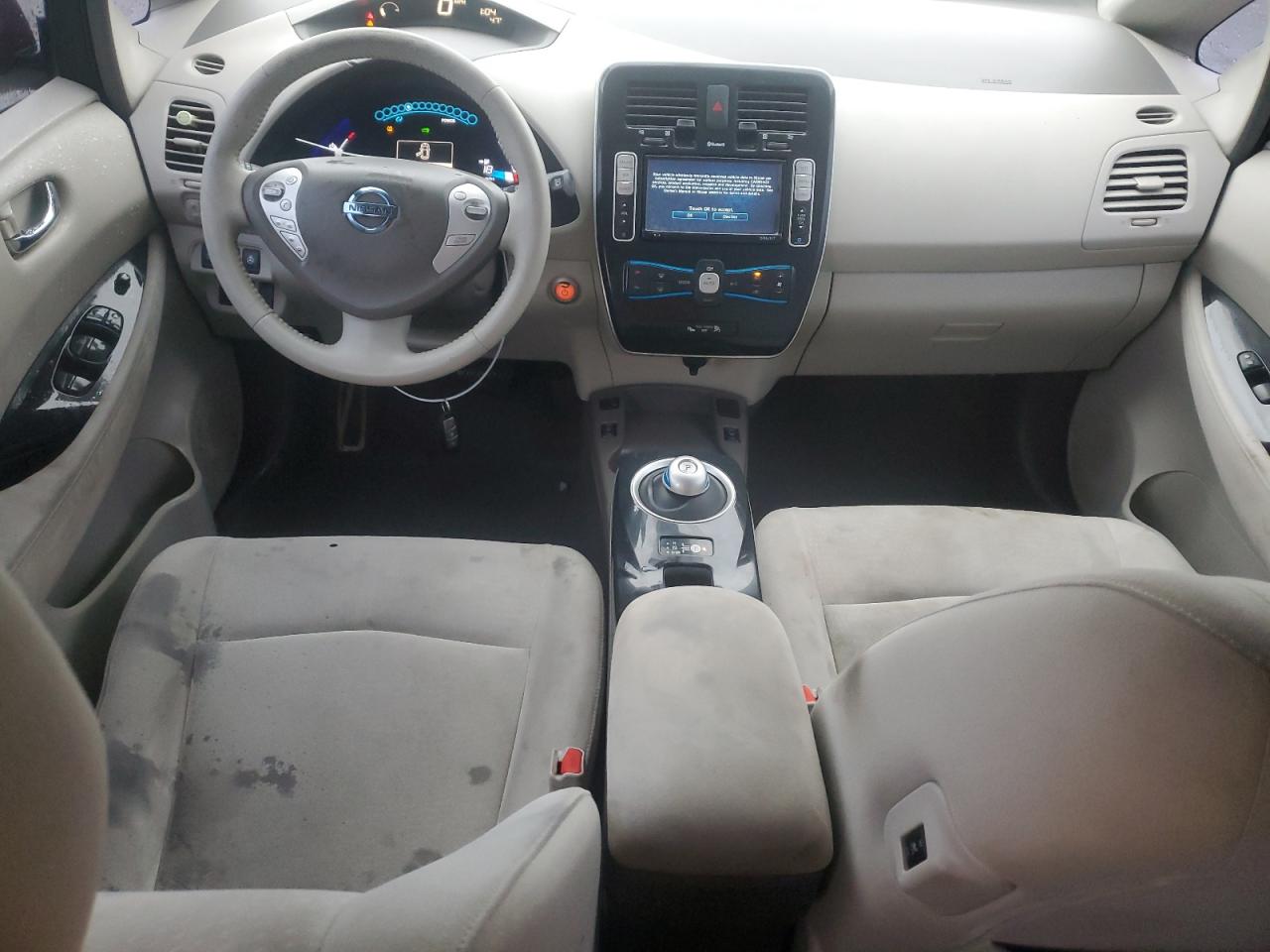 2012 Nissan Leaf VIN JN1AZ0CP4CT019594 Copart auction photo, side damage thumbnail 8